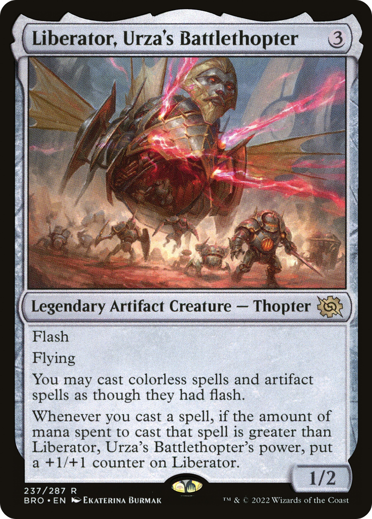 Magic: The Gathering - Liberator, Urza's Battlethopter Foil - The Brothers' War