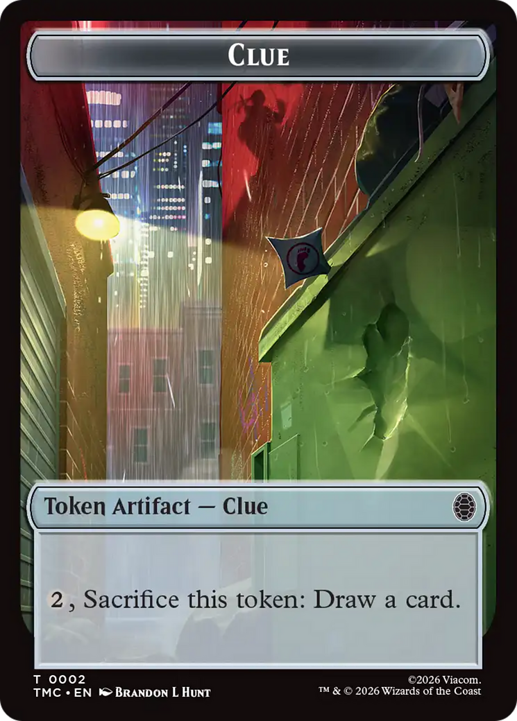 Magic: The Gathering - Clue Token - Teenage Mutant Ninja Turtles Eternal Tokens