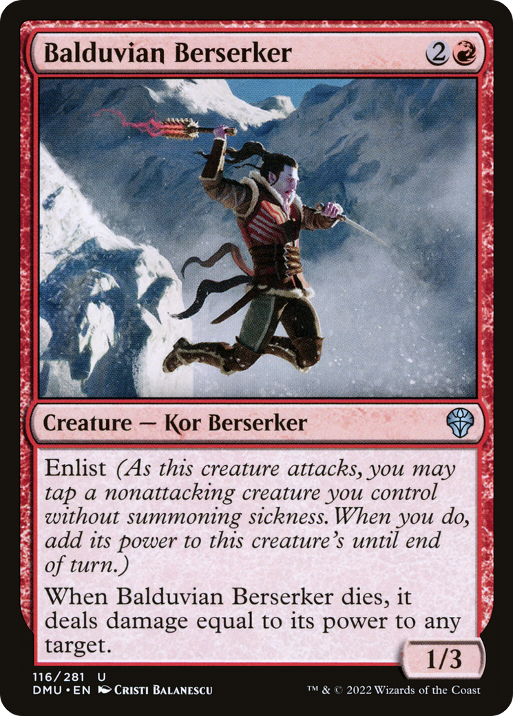 Magic: The Gathering - Balduvian Berserker Foil - Dominaria United