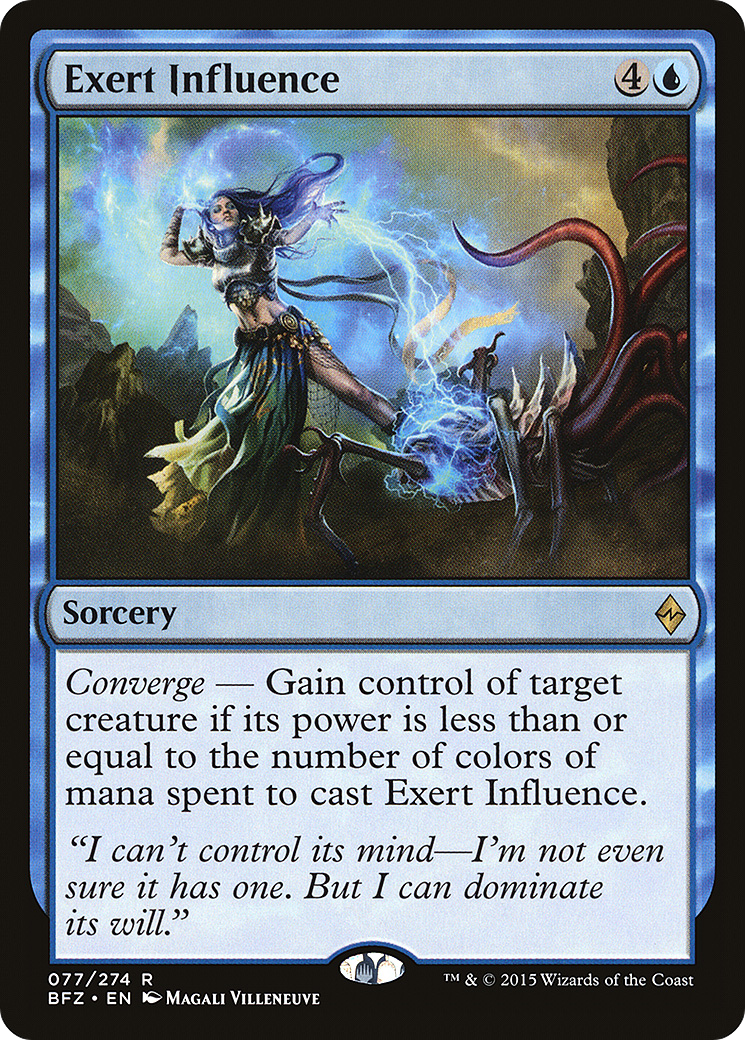 Magic: The Gathering - Exert Influence Foil - Battle for Zendikar