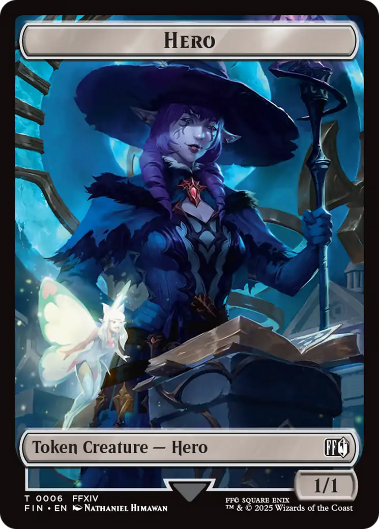 Magic: The Gathering - Hero Token - Final Fantasy Tokens