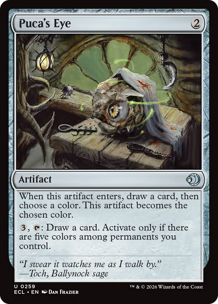 Magic: The Gathering - Puca's Eye Foil - Lorwyn Eclipsed