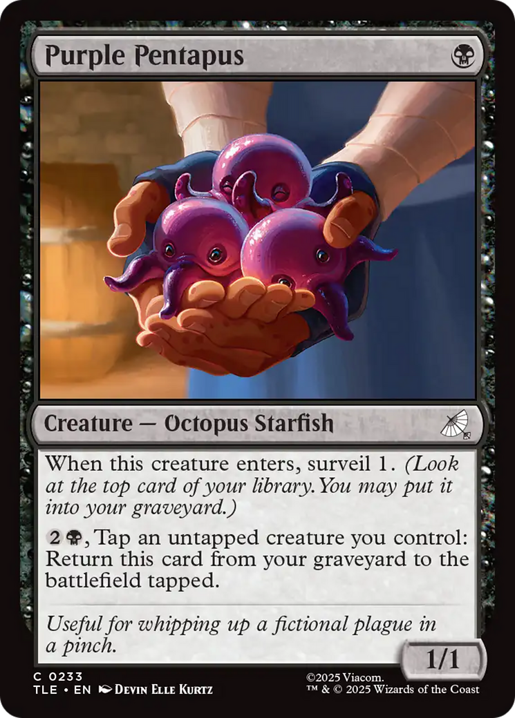 Magic: The Gathering - Purple Pentapus Foil - Avatar: The Last Airbender Eternal