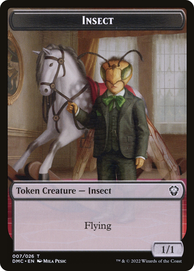 Magic: The Gathering - Insect Token - Dominaria United Tokens