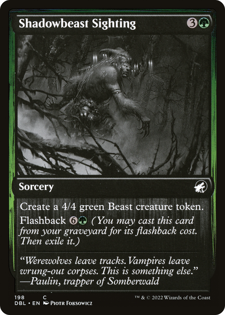 Magic: The Gathering - Shadowbeast Sighting - Innistrad: Double Feature