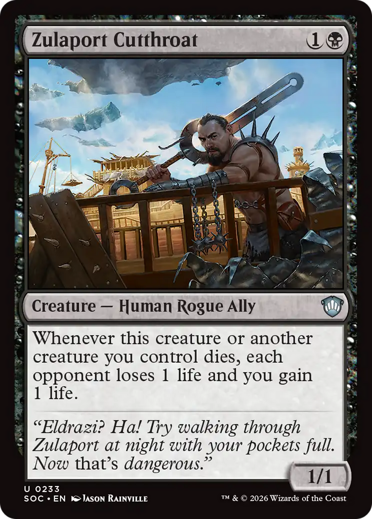 Magic: The Gathering - Zulaport Cutthroat - Secrets of Strixhaven Commander