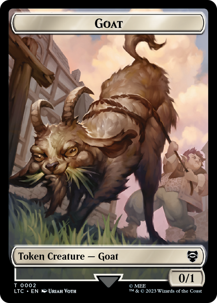 Magic: The Gathering - Goat Token - Tales of Middle-earth Commander Tokens