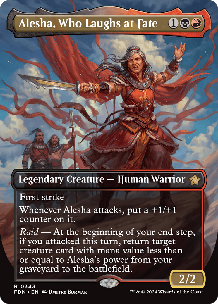 Magic: The Gathering - Alesha, Who Laughs at Fate - Foundations