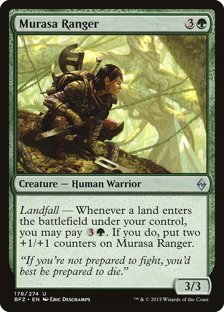 Magic: The Gathering - Murasa Ranger Foil - Battle for Zendikar