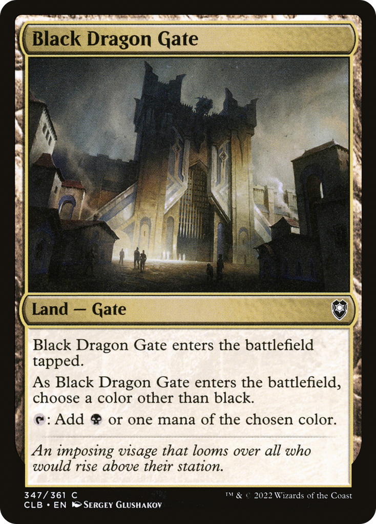 Magic: The Gathering - Black Dragon Gate - Commander Legends: Battle for Baldur's Gate