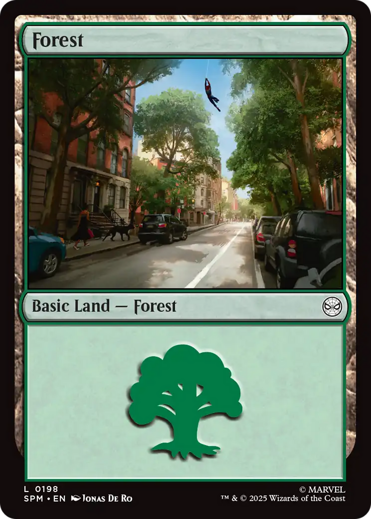 Magic: The Gathering - Forest - Marvel's Spider-Man