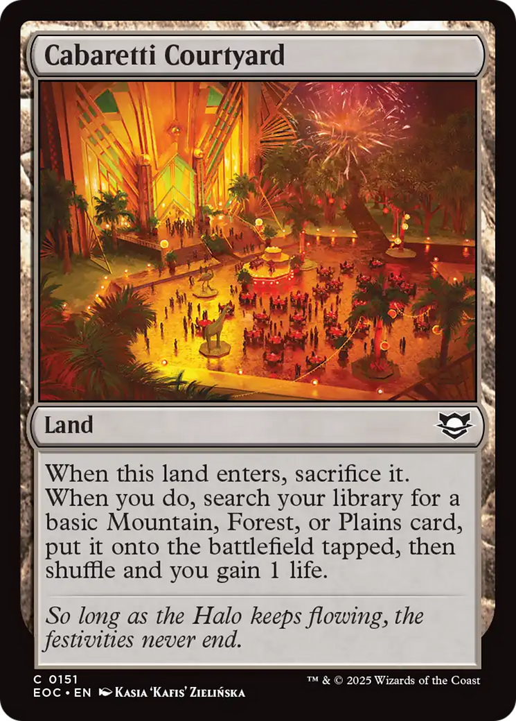 Magic: The Gathering - Cabaretti Courtyard - Edge of Eternities Commander