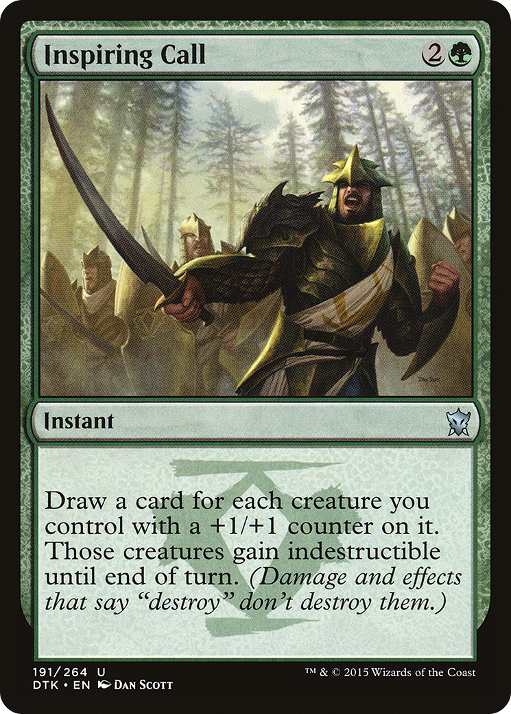Magic: The Gathering - Inspiring Call Foil - Dragons of Tarkir