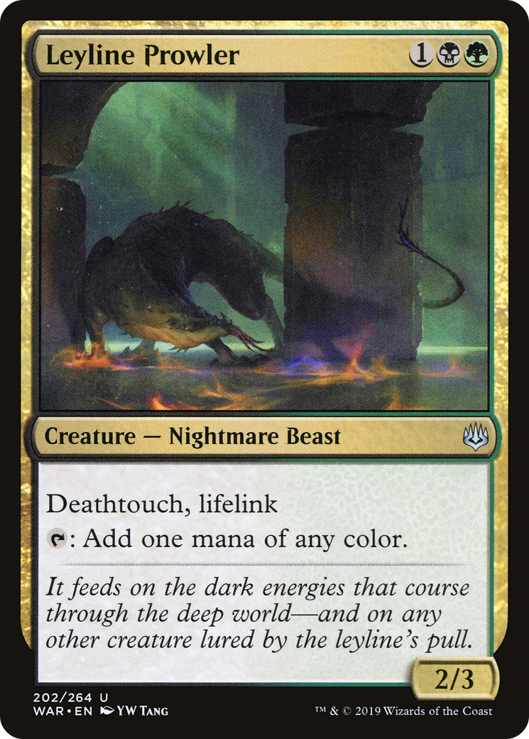 Magic: The Gathering - Leyline Prowler Foil - War of the Spark