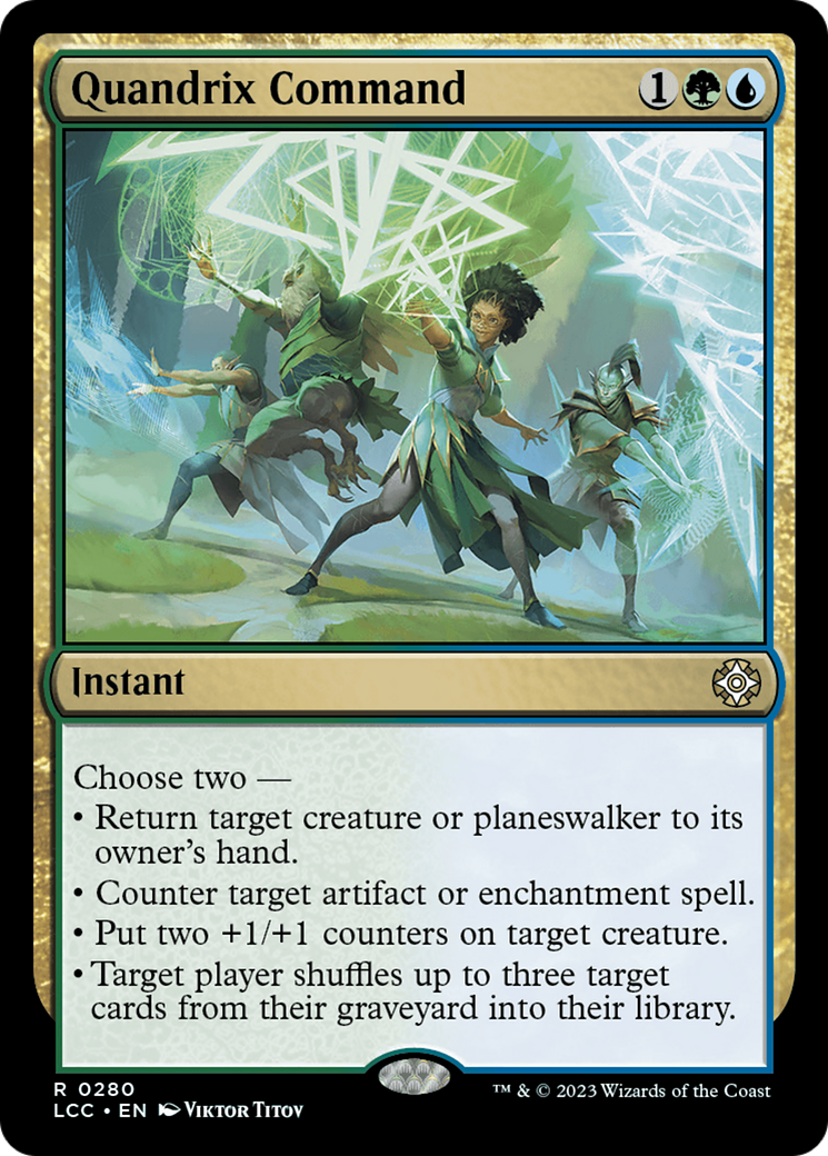 Magic: The Gathering - Quandrix Command - The Lost Caverns of Ixalan Commander