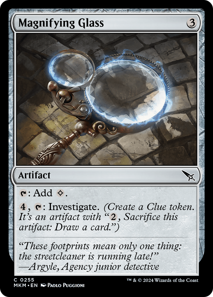 Magic: The Gathering - Magnifying Glass Foil - Murders at Karlov Manor