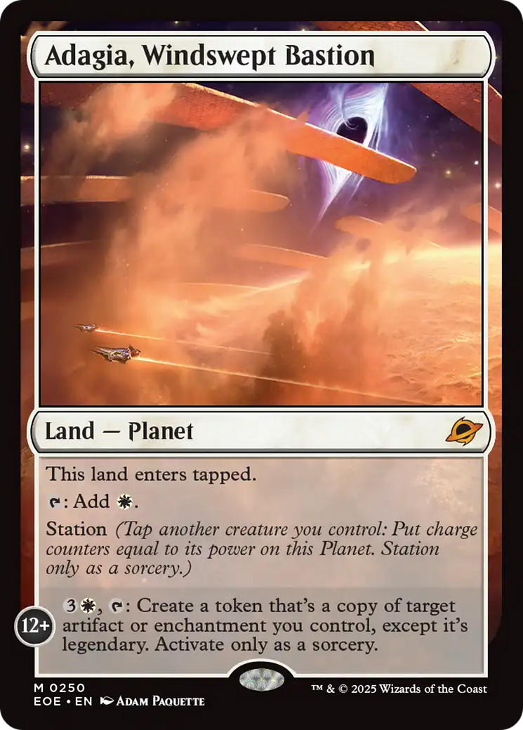 Magic: The Gathering - Adagia, Windswept Bastion Foil - Edge of Eternities