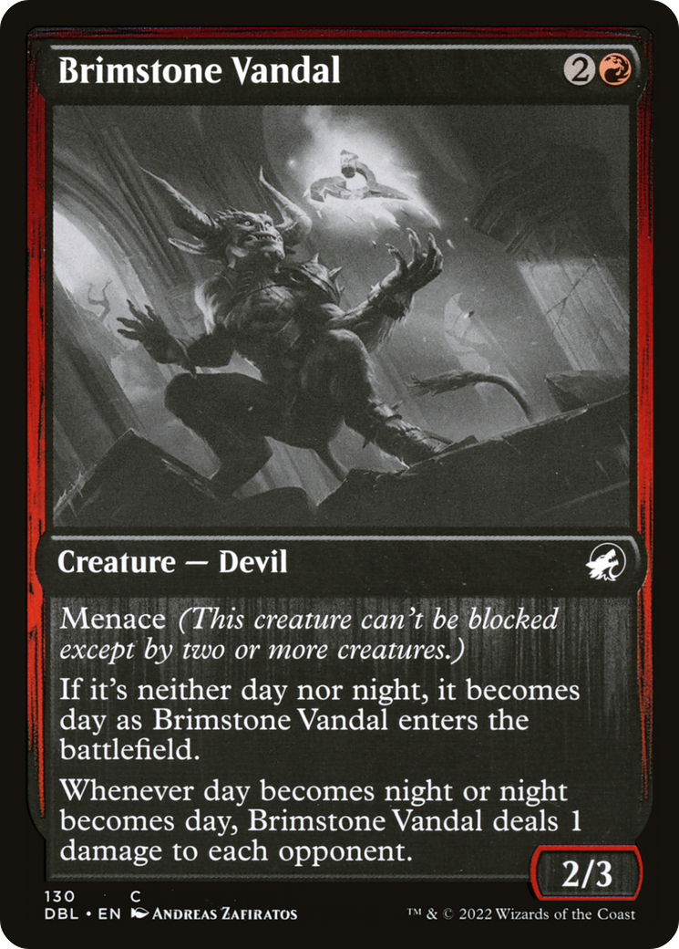 Magic: The Gathering - Brimstone Vandal - Innistrad: Double Feature