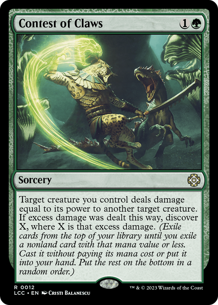 Magic: The Gathering - Contest of Claws Foil - The Lost Caverns of Ixalan Commander