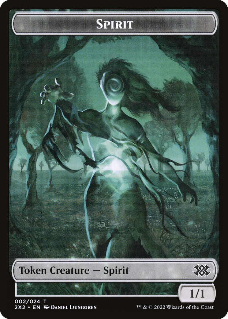 Magic: The Gathering - Spirit Token - Double Masters 2022 Tokens