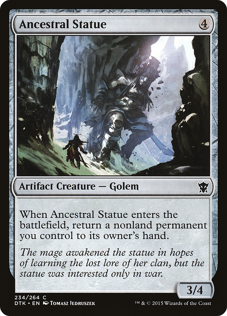 Magic: The Gathering - Ancestral Statue Foil - Dragons of Tarkir