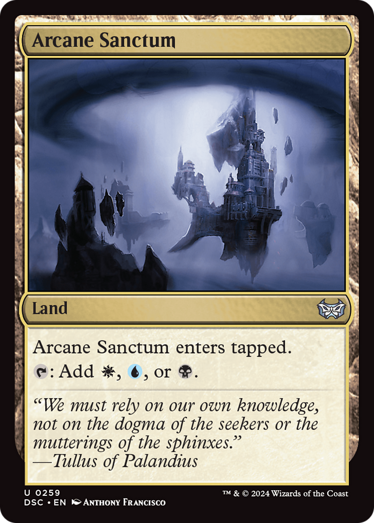 Magic: The Gathering - Arcane Sanctum - Duskmourn: House of Horror Commander