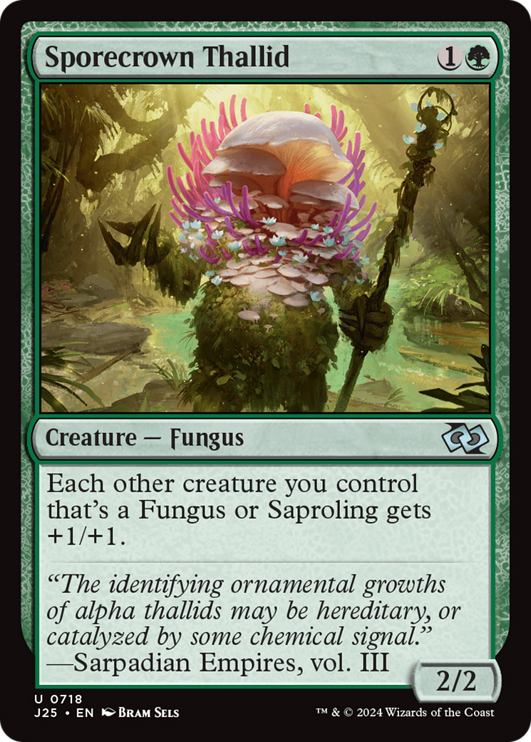 Magic: The Gathering - Sporecrown Thallid - Foundations Jumpstart