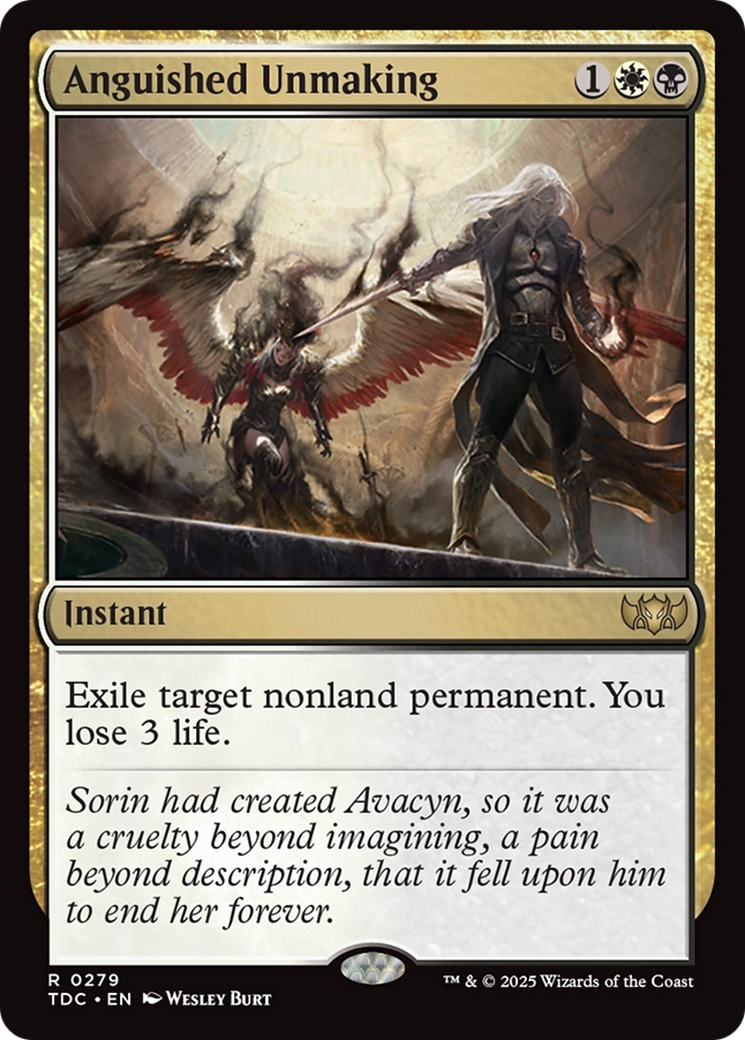 Magic: The Gathering - Anguished Unmaking - Tarkir: Dragonstorm Commander