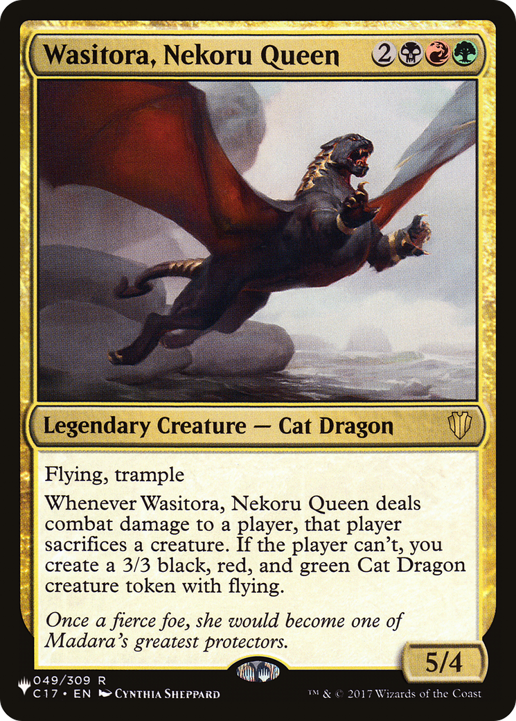 Magic: The Gathering - Wasitora, Nekoru Queen - The List