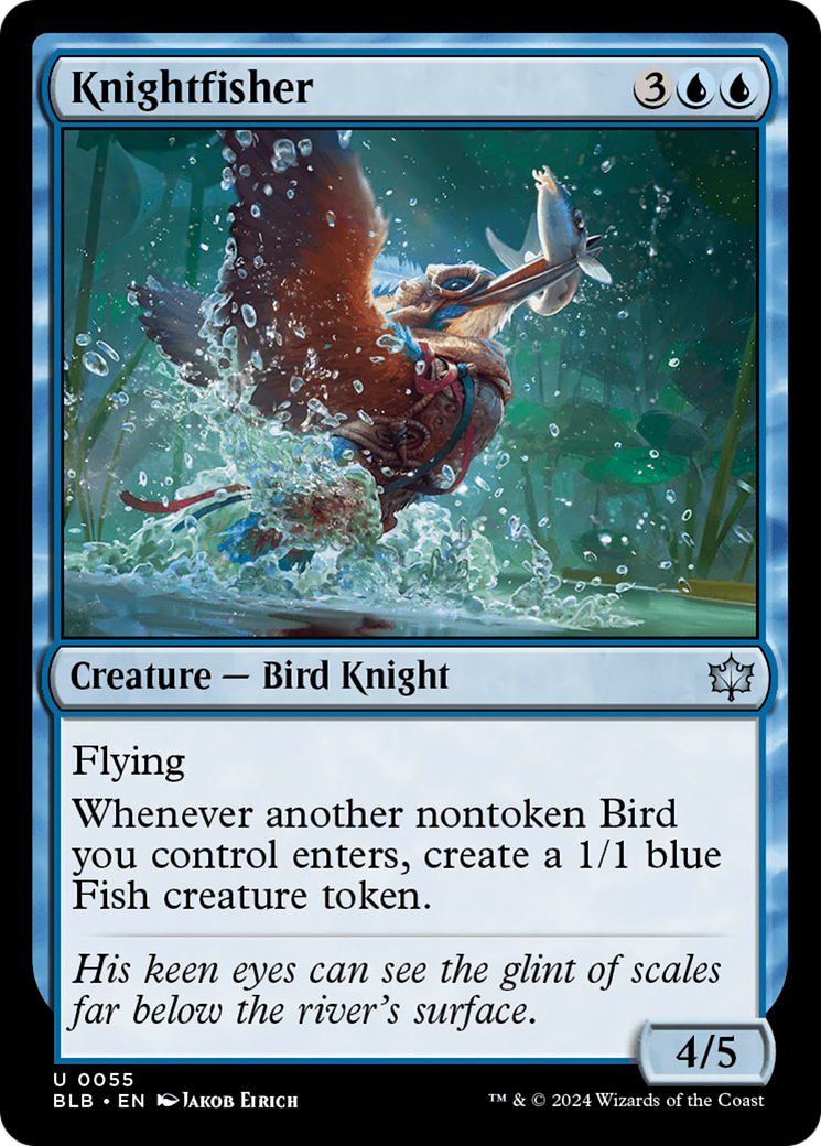 Magic: The Gathering - Knightfisher Foil - Bloomburrow