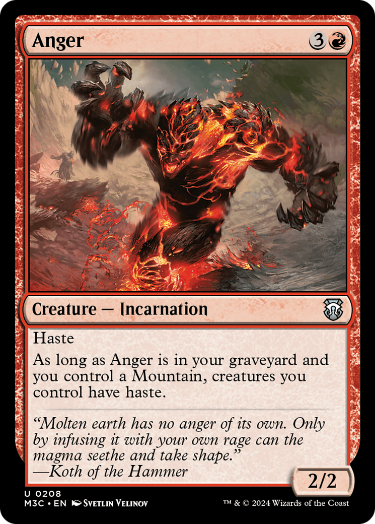 Magic: The Gathering - Anger - Modern Horizons 3 Commander