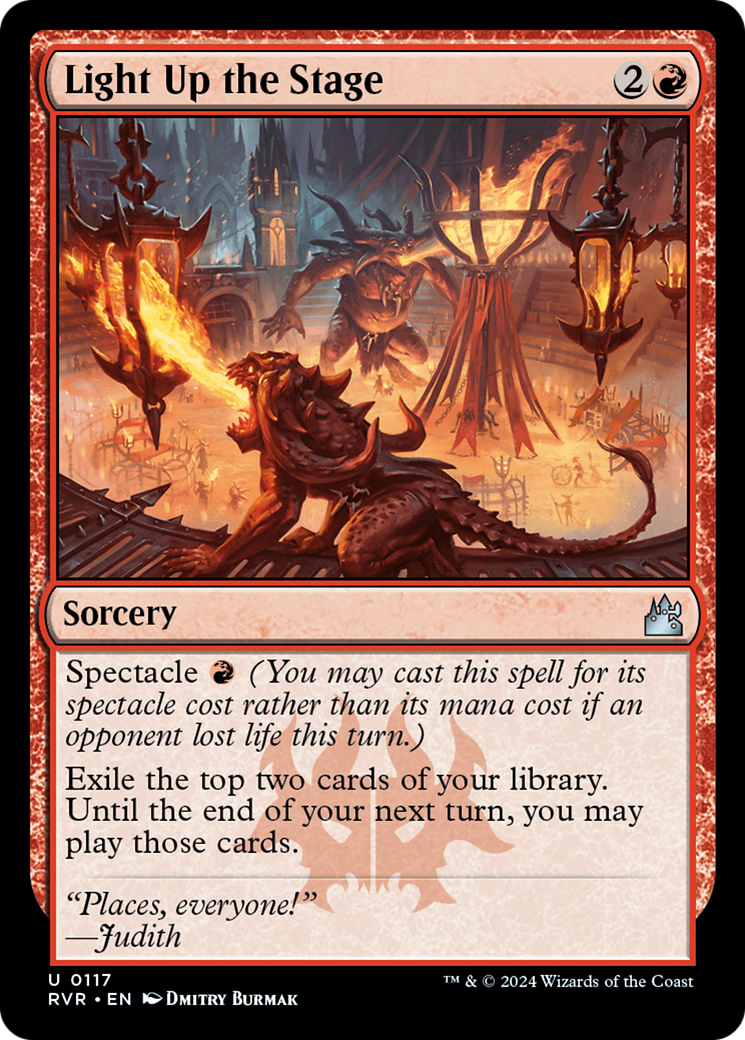 Magic: The Gathering - Light Up the Stage Foil - Ravnica Remastered