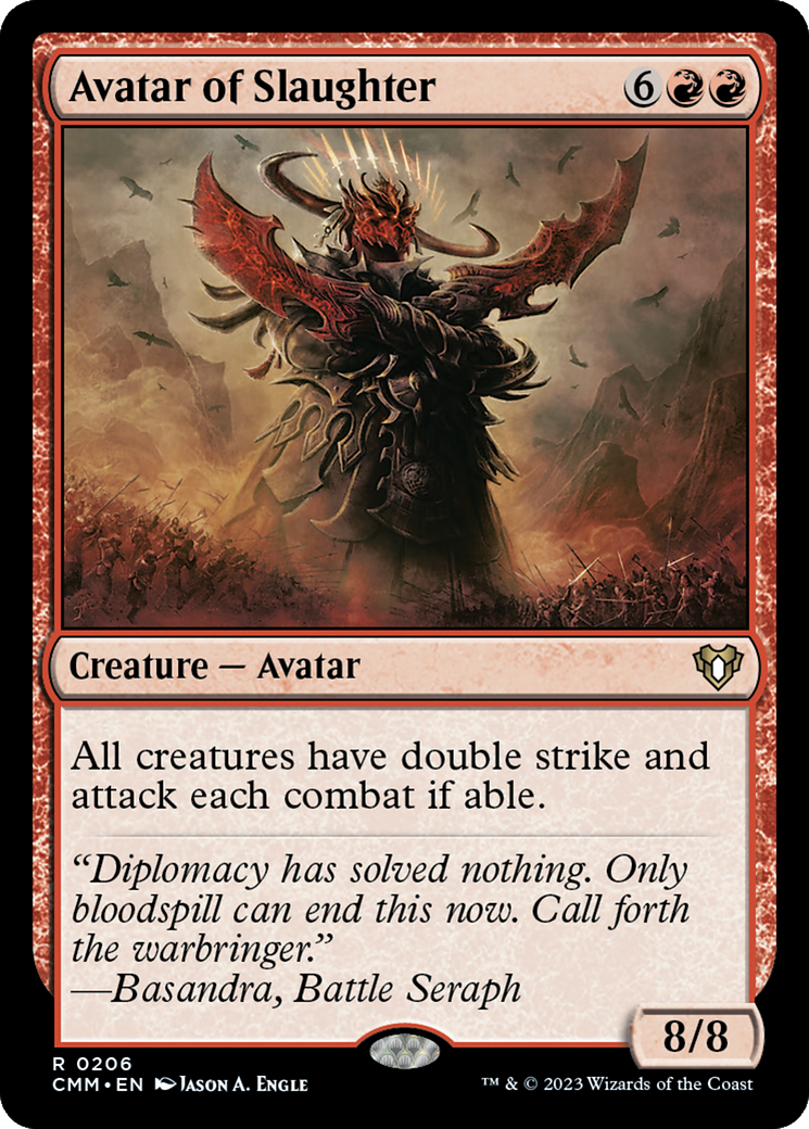 Magic: The Gathering - Avatar of Slaughter Foil - Commander Masters