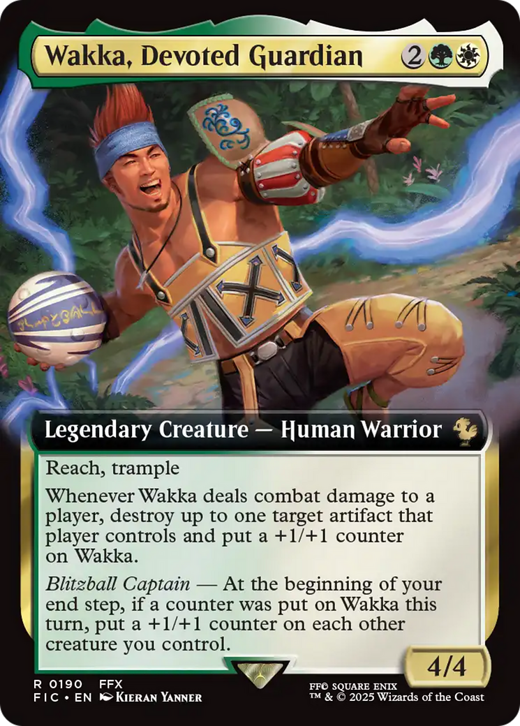 Magic: The Gathering - Wakka, Devoted Guardian - Final Fantasy Commander