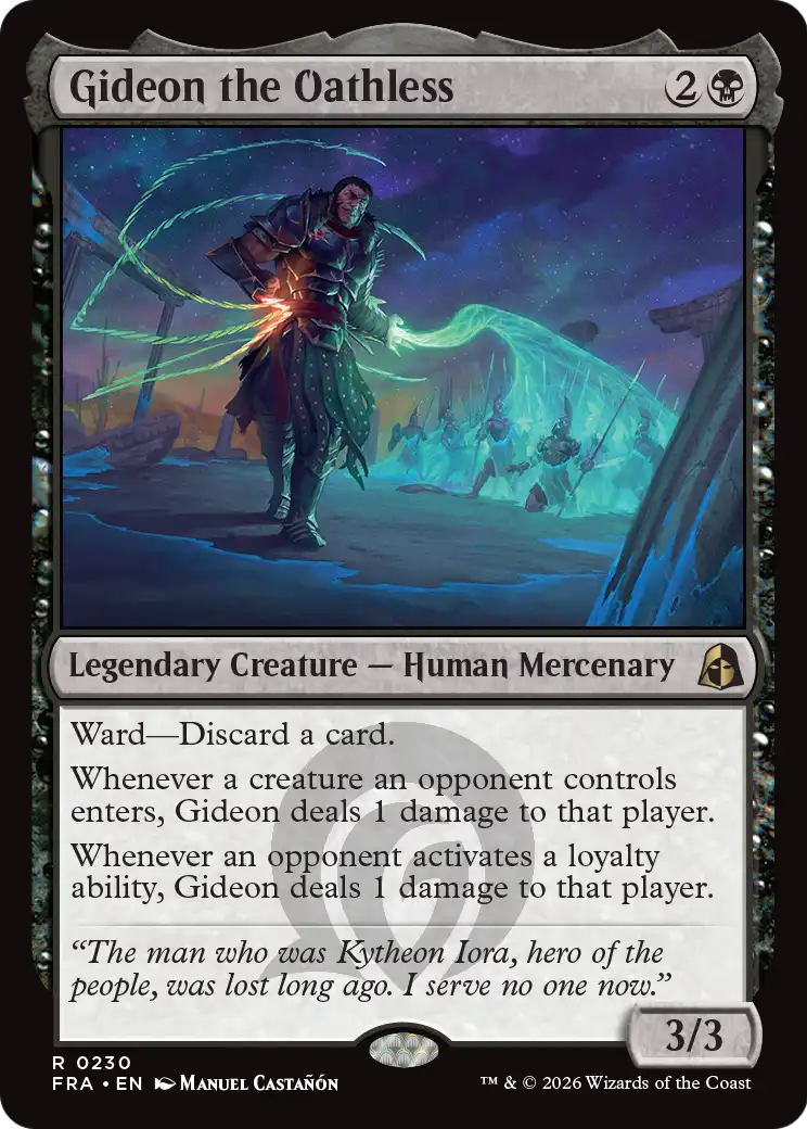 Magic: The Gathering - Gideon the Oathless - Reality Fracture
