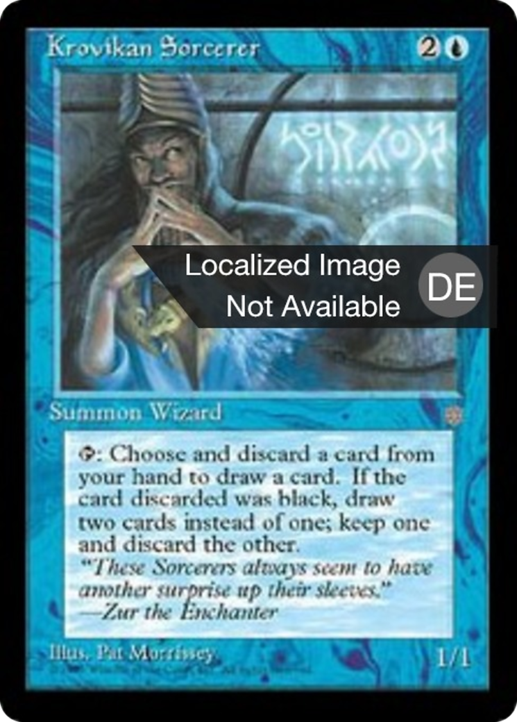 Magic: The Gathering - Krovikanischer Hexenmeister - Ice Age