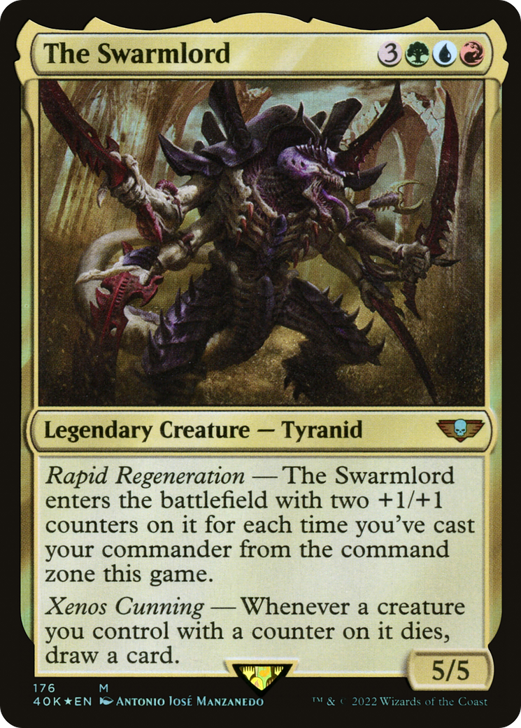 Magic: The Gathering - The Swarmlord Foil - Warhammer 40000 Commander