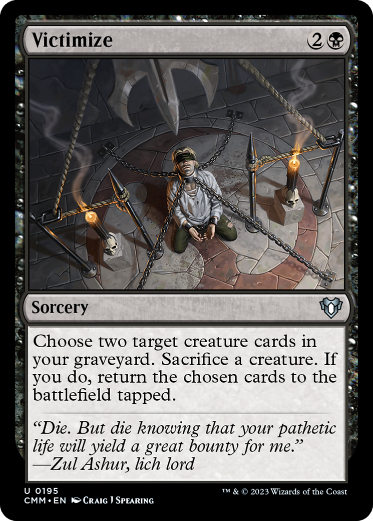 Magic: The Gathering - Victimize - Commander Masters
