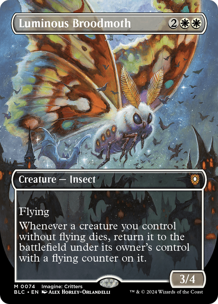 Magic: The Gathering - Luminous Broodmoth - Bloomburrow Commander