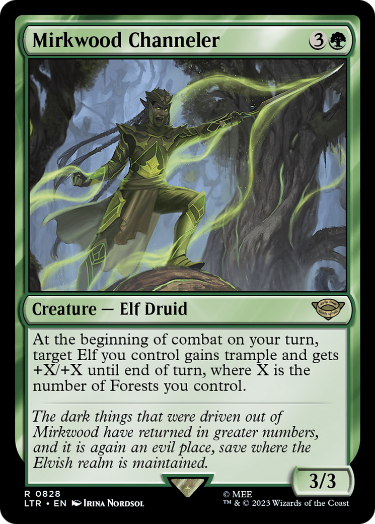 Magic: The Gathering - Mirkwood Channeler - The Lord of the Rings: Tales of Middle-earth