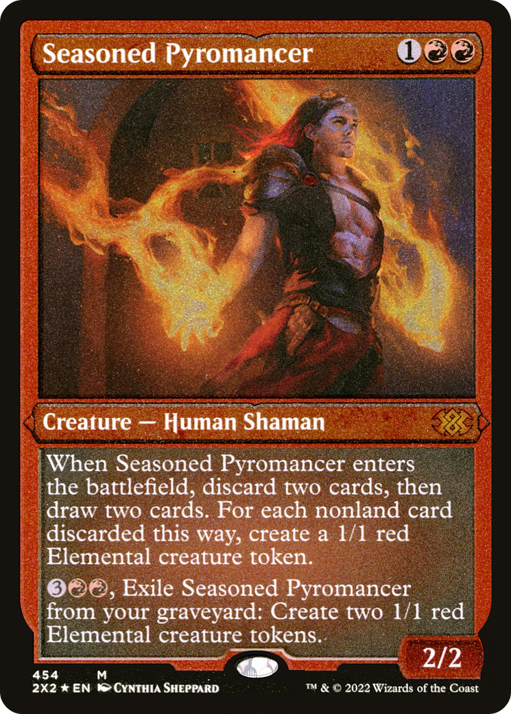 Magic: The Gathering - Seasoned Pyromancer Foil - Double Masters 2022
