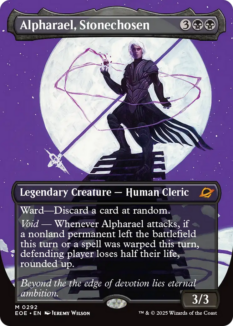 Magic: The Gathering - Alpharael, Stonechosen Foil - Edge of Eternities