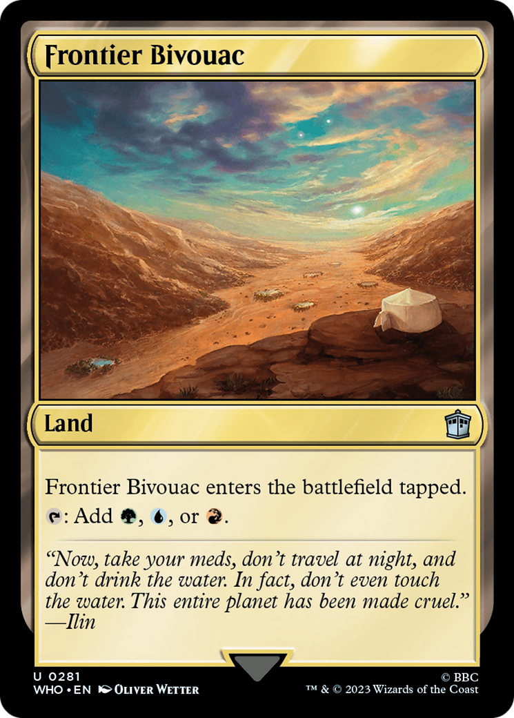 Magic: The Gathering - Frontier Bivouac - Doctor Who