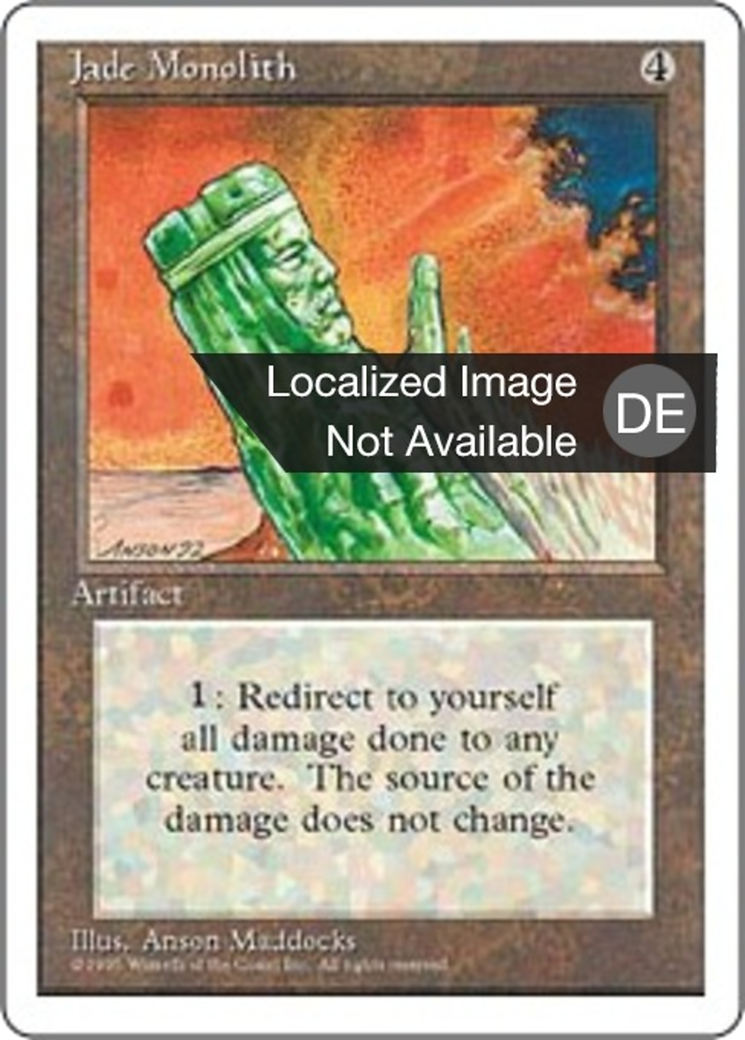Magic: The Gathering - Jademonolith - Fourth Edition