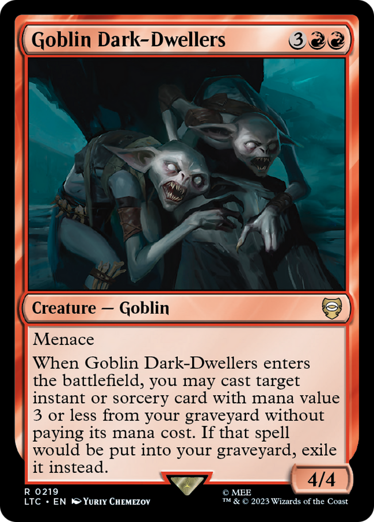 Magic: The Gathering - Goblin Dark-Dwellers - Tales of Middle-earth Commander