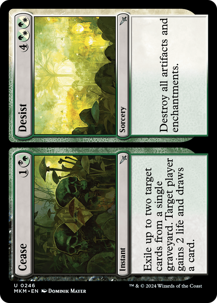 Magic: The Gathering - Cease // Desist Foil - Murders at Karlov Manor
