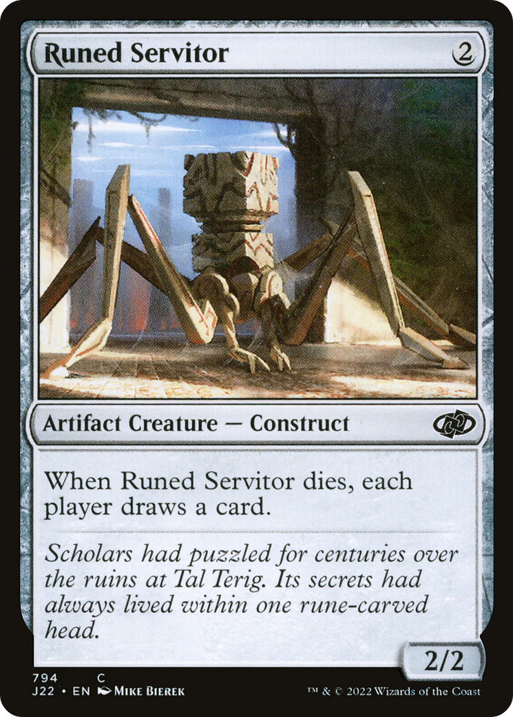 Magic: The Gathering - Runed Servitor - Jumpstart 2022