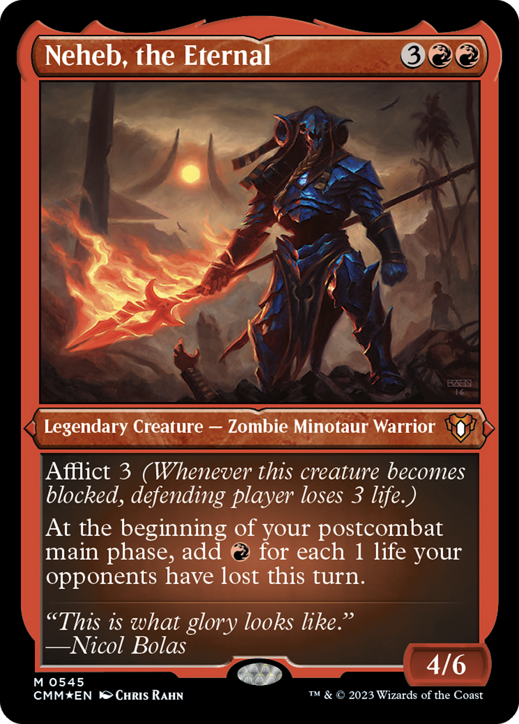 Magic: The Gathering - Neheb, the Eternal Foil - Commander Masters