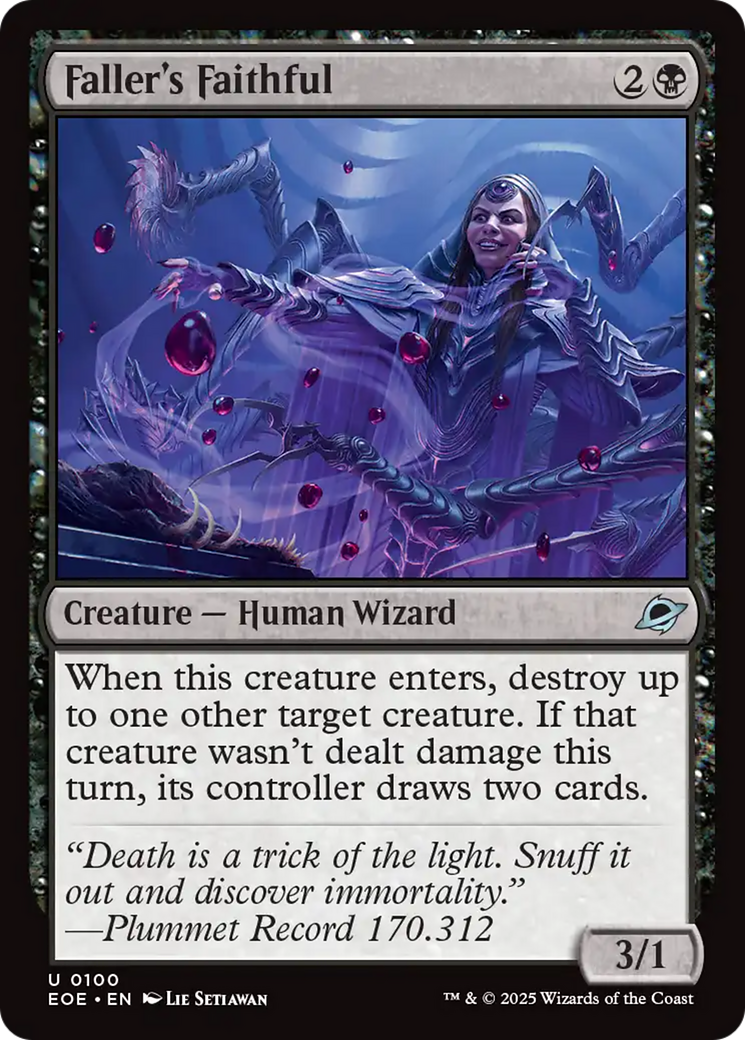 Magic: The Gathering - Faller's Faithful Foil - Edge of Eternities