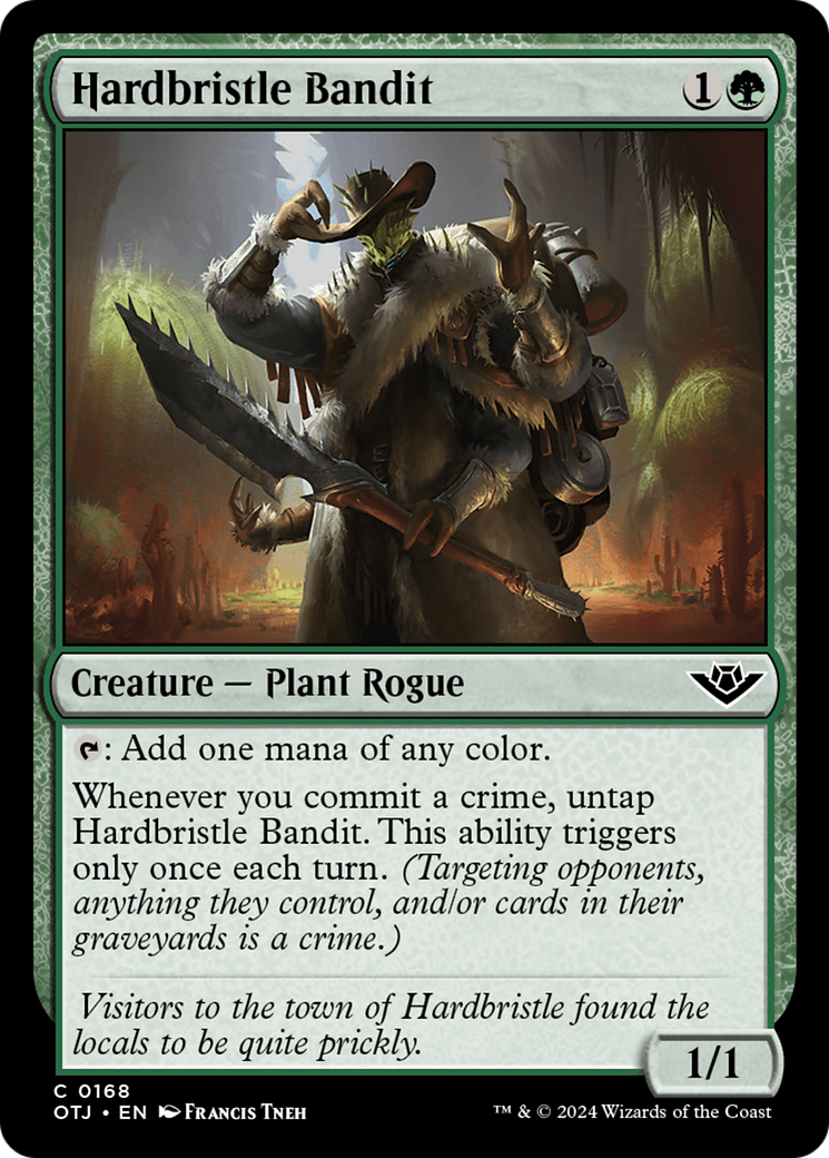 Magic: The Gathering - Hardbristle Bandit Foil - Outlaws of Thunder Junction